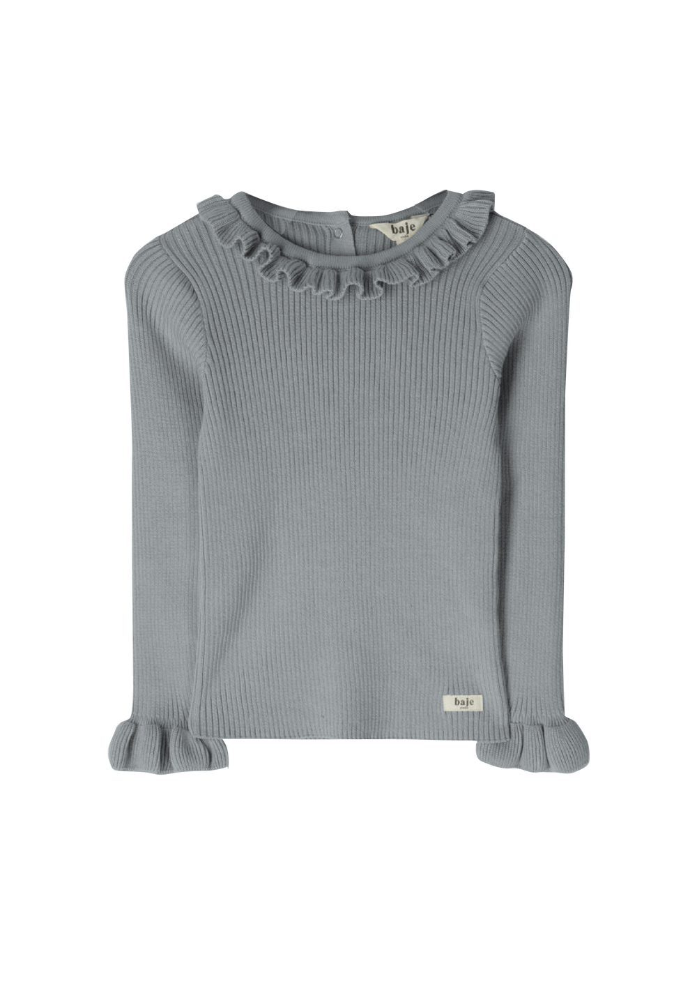 Bow longsleeve | greyish blue