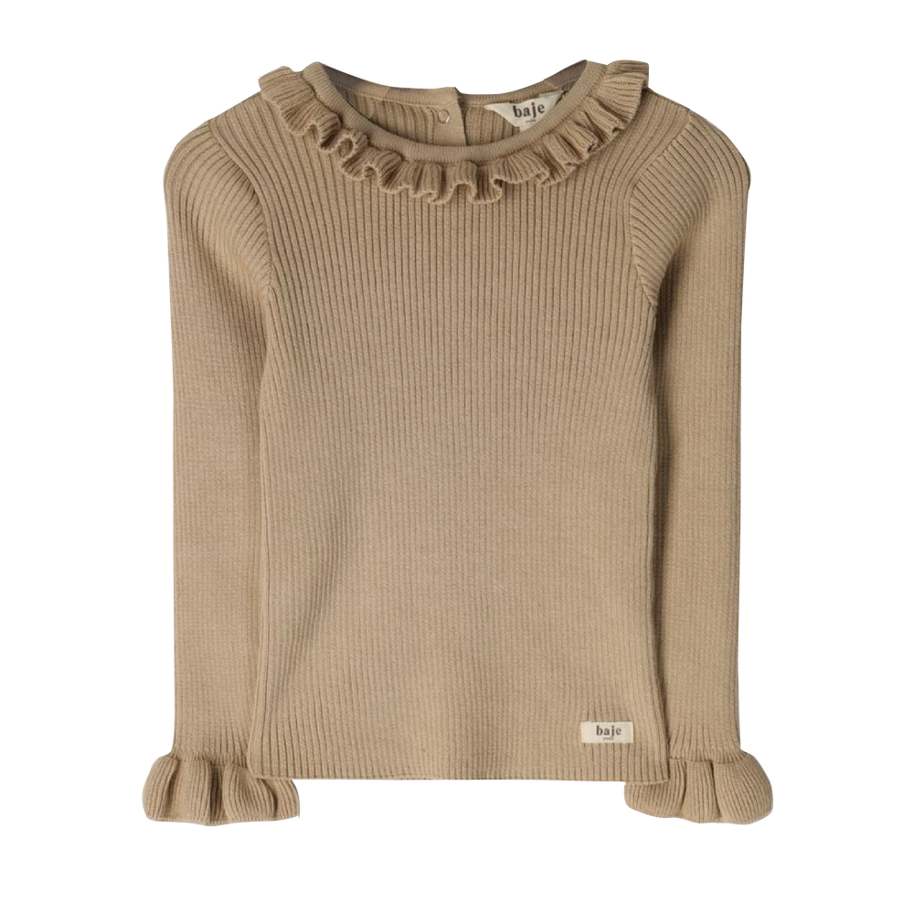 Bow longsleeve | peanut