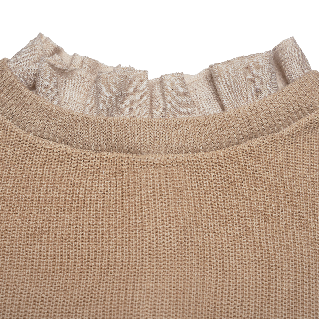 Gini knit top | sand