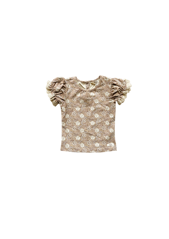 Liv shortsleeve | allover taupe